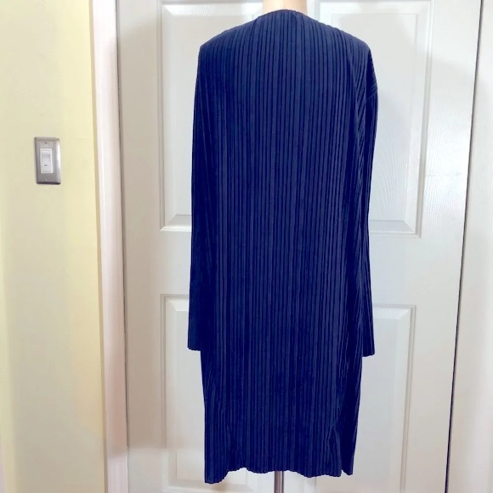 J.O.A Duster Velvet Cardigan Draped Jacket Size Medium - Picture 10 of 15